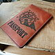 Passport cover,, Traveller,,. Cover. Gothicleather. Online shopping on My Livemaster.  Фото №2