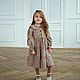 Тёплое платье для девочки из мягкой фланели. Платье. MOONA dress. Ярмарка Мастеров.  Фото №4