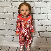 Трикотажное платье для кукол Паола Рейна