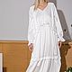  linen snow-white dress (boudoir/for photo shoots). Dresses. viax. Online shopping on My Livemaster.  Фото №2