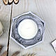 An aromatic candle in a plaster candlestick with a stand, Candles, Moscow,  Фото №1