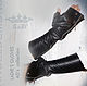 Перчатки женские, митенки из кожи - Ladie's Glove's. Митенки. AD's  design Sergy. Интернет-магазин Ярмарка Мастеров.  Фото №2