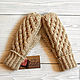Order Knitted alpaca mittens. marishino. Livemaster. . Mittens Фото №3