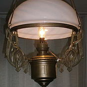 Старинная настенная лампа бра Арт Нуво