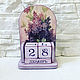 Perpetual calendar lilac. Calendars. alinadecor (alinadecor). My Livemaster. Фото №4