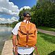 Кожаный рюкзак Турист. Рюкзаки. ALEX FLAIR • leather goods. Интернет-магазин Ярмарка Мастеров.  Фото №2
