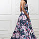 Evening dress with floral print. Dresses. BabyLikeShop. My Livemaster. Фото №4