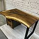 Заказать Рабочий стол. Wood-steel-1. Ярмарка Мастеров. . Столы Фото №3