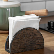 Для дома и интерьера handmade. Livemaster - original item Dark oak napkin holder/Delivery is free by agreement. Handmade.