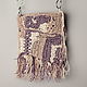 Knitted bag 'Blooming lilac', Classic Bag, Moscow,  Фото №1