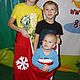 Order A giant bag with the bottom of Santa Claus. clubanimatorov. Livemaster. . Gift pouch Фото №3