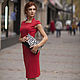 Deccolo red. Платья. Strygina (Strygina). Интернет-магазин Ярмарка Мастеров.  Фото №2