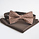 Brown tie grace plain brown shawl Pasha. Ties. Respect Accessories. Online shopping on My Livemaster.  Фото №2