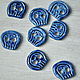 The buttons of the Skull are blue. Buttons. Greensleeves (tabiti). Online shopping on My Livemaster.  Фото №2