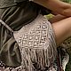 Сумка летняя «Офида», макраме. Сумка через плечо. Elantahandmade. Интернет-магазин Ярмарка Мастеров.  Фото №2