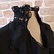 Готика черная шелковая блузка с вышивкой. Блузки. Multimoda. Ярмарка Мастеров.  Фото №4