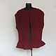 Knitted burgundy vest ' Bordeaux'. Vests. vyazanaya6tu4ka. My Livemaster. Фото №5