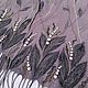 Шарф Ландыш серебристый, шарф-палантин из шерсти. Шарфы. Цепалина Ирина. Ярмарка Мастеров.  Фото №5