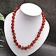 Wonderful beads made of natural carnelian stones. Necklace. naturalkavni. My Livemaster. Фото №4