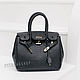 Сумка из кожи питона черная в стиле Hermes Birkin 30. Сумка-тоут. PYTOSHASHOP. Ярмарка Мастеров.  Фото №5