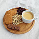 Coffee (tea) tray made of oak, Trays, Chelyabinsk,  Фото №1
