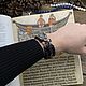Копия товара Браслет Медведь. Паракорд. Серебро. Браслет плетеный. WE ARE VIKINGS Украшения с животными. Интернет-магазин Ярмарка Мастеров.  Фото №2