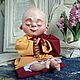Order interior doll: Little Monk. zhanna_dolls. Livemaster. . Interior doll Фото №3