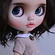 Кукла Блайз (Blythe Doll) custom, ooak doll, с черными волосами. Кукла Кастом. Blythe Dolls by Elena Khromova. Ярмарка Мастеров.  Фото №5