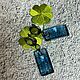Swarovski Серьги Bermuda Deep Blue Geometry 30mm. Серьги классические. TLN North. Ярмарка Мастеров.  Фото №6