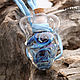 Galaxy in jug - pendant bottle lampwork glass cork. Pendant. Branzuletka (Branzuletka). My Livemaster. Фото №4