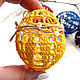 Knitted Easter egg openwork 6 cm different colors, Eggs, Moscow,  Фото №1