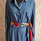 Винтаж: Новое платье-рубашка 54-56-58 размер Esprit. Платья винтажные. Vintage all size. Интернет-магазин Ярмарка Мастеров.  Фото №2