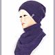 Шапка и снуд-уголок № 5 из ангоры электрик. Шапки. Ирина(shvilinka.knit). Ярмарка Мастеров.  Фото №11