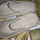 Homemade hemp slippers with an open nose. Slippers. esterella. My Livemaster. Фото №4
