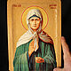 Icon 'the Holy blessed Matrona of Moscow'. Icons. ikon-art. My Livemaster. Фото №5