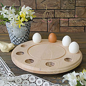 Материалы для творчества handmade. Livemaster - original item Stand for cake and eggs wooden Easter cake stand. Handmade.