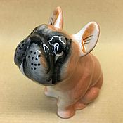 Для дома и интерьера handmade. Livemaster - original item French bulldog porcelain figurine. Handmade.