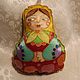 Matryoshka dolls: textile, hand-painted, Christmas tree toys, Dolls1, Novosibirsk,  Фото №1