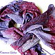 felted scarf-necklace 'lilac In the distance..', Wraps, Moscow,  Фото №1