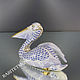 Винтаж: Пеликан птица антикварная статуэтка фарфор золото KAISER Германия 1. Статуэтки винтажные. РАРИТЕТ 2. Ярмарка Мастеров.  Фото №4