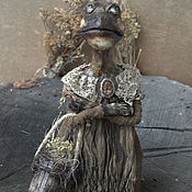Куклы и игрушки handmade. Livemaster - original item Mrs. Toad Ada    (Swamp series). Handmade.