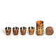 Order Set of 'Hunter' stacks (small). Set of wine glasses. Art.9034. SiberianBirchBark (lukoshko70). Livemaster. . Shot Glasses Фото №3