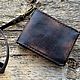 Leather vintage men's wallet №28. Wallets. MILANO. My Livemaster. Фото №4