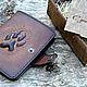 Men's leather wallet 'Wolf paw' gift. packaging. Wallets. MILANO. My Livemaster. Фото №5