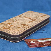 Сумки и аксессуары handmade. Livemaster - original item Wallets: Wallet leather.. Handmade.