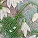 Нежный подснежник. Картины. Floral Charm. Интернет-магазин Ярмарка Мастеров.  Фото №2