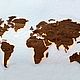 Деревянное Loft панно, карта мира с подсветкой. Карты мира. Кирилл (moscraft). Ярмарка Мастеров.  Фото №4