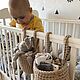 Подвесные корзиночки на кроватку. Подарок новорожденному. Вязание - это модно (yuliya-kosterina). Интернет-магазин Ярмарка Мастеров.  Фото №2