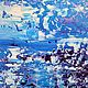 Картина "Закат над озером" 60х90см. Картины. Andrey Visokinsky (art-positive). Интернет-магазин Ярмарка Мастеров.  Фото №2