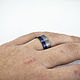Ring made of damask steel titanium and Karelian birch. Rings. asgdesign. My Livemaster. Фото №6